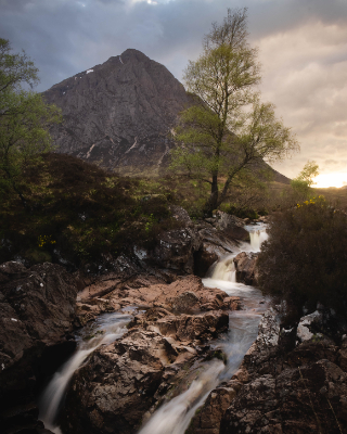 Etive Mor Waterfall, Scotland